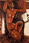 Amedeo Modigliani Caryatid 1 painting